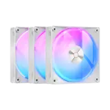 Ocypus Delta F12 WH ARGB 3 IN 1, 120x120x25mm, 4-PIN PWM, 500-2000 RPM, 29 DBA MAX, HYDRO BEARING Image