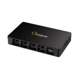 Ocypus Delta EH10 BK PRO, 10 ports FAN/ARGB Hub, remote control Image
