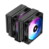 Ocypus Delta A62 BK ARGB, 2x120mm ARGB FAN, Top Panel, 6 HEAT PIPES, 4-PIN PWM, 500-2000 RPM, 29DBA, HYDRO BEARING, LGA115X/1200/1700/18XX, AM4/AM5 Image