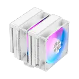 Кулер для процессора Ocypus Delta A62 WH ARGB, 2x120mm ARGB FAN, Top Panel, 6 HEAT PIPES, 4-PIN PWM, 500-2000 RPM, 29DBA, HYDRO BEARING, LGA115X/1200/1700/18XX, AM4/AM5 Image