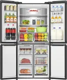 Холодильник Hisense RQ5P470SAF1 3-хкамерн. черный инвертер Image