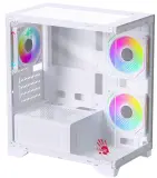 Корпус Bloody BD-CC103F белый без БП mATX 7x120mm 1xUSB2.0 1xUSB3.0 audio bott PSU Image