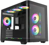 Корпус Bloody BD-CC112 черный без БП mATX 9x120mm 2xUSB3.0 audio bott PSU Image