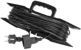 Удлинитель силовой PROconnect PROc-Uc (13-4914) 3x0.75кв.мм 1розет. 20м ПВС 6A пласт.рамка черный Image