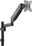 Кронштейн для мониторов ЖК Digma D-MM201 черный 17"-32" макс.9кг крепление к столешнице поворот и наклон Image