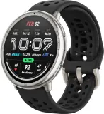 Смарт-часы Amazfit Active 2R A2437 43.9мм 1.32" AMOLED корп.серебристый рем.черный разм.брасл.:135-195мм Image