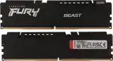 Память DDR5 2x16GB 6000MHz Kingston KF560C36BBE2K2-32 Fury Beast RTL Gaming PC5-48000 CL36 DIMM 288-pin 1.35В kit single rank с радиатором Ret Image