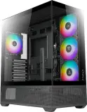 Корпус Azza TIARA черный без БП ATX 4x120mm 2xUSB3.0 1xUSB3.1 audio bott PSU Image