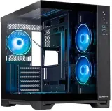 Корпус Chieftec Visio черный без БП ATX 2x80mm 4x120mm 2x140mm 1xUSB2.0 2xUSB3.0 audio bott PSU Image