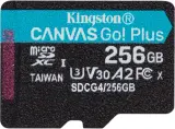 Флеш карта microSDXC 256GB Kingston SDCG4/256GBSP Canvas Go! Plus V10 A2 w/o adapter Image