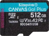 Флеш карта microSDXC 512GB Kingston SDCG4/512GBSP Canvas Go! Plus V30 A2 w/o adapter Image