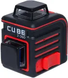 Уровень лазер. Ada Cube 2-360 Ultimate Edition 2кл.лаз. 635нм цв.луч. красный 2луч. (А00450) Image