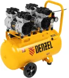Компрессор поршневой Denzel DLS 1500/50 безмасляный 260л/мин 50л 1500Вт желтый Image