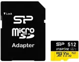 Флеш карта microSDXC 512GB Silicon Power SP512GBSTXLA2V1NSP Inspire V10 A2 w/o adapter Image