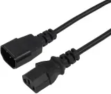 Шнур питания Rexant 04-2725 C13-С14 проводник.:3x0.75мм2 5м 220В черный Image