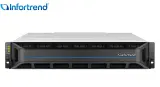 Система хранения данных Infortrend EonStor GS 3000T 2U/24bay U.2 NVMe, Dual controller,4xSFP28,4x host board,6x8GB,2x(PSU+FAN),2x(SuperCap.+Flash),24xdrive trays,1xRM kit (GS 3024URT2) include 2x3.84Tb SSD HNBKSRP43841 Image
