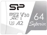 Флеш карта microSDXC 64GB Silicon Power SP064GBSTXDA2V20 Superior w/o adapter Image