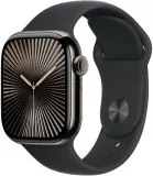 Смарт-часы Apple Watch Series 10 A2997 42мм OLED корп.черный Sport Band рем.черный разм.брасл.:130-180мм (MWWE3ZP/A) Image
