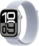 Смарт-часы Apple Watch Series 10 A2999 46мм 2.1" OLED корп.серебристый Sport Loop рем.голубой разм.брасл.:O/S (MWWN3ZP/A) Image