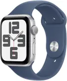 Смарт-часы Apple Watch SE 2024 A2723 44мм OLED корп.серебристый Sport Band рем.синий разм.брасл.:150-200мм (MXER3ZP/A) Image