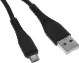 Кабель BoraSCO Fishbone 38499 USB (m)-micro USB (m) 1м черный Image