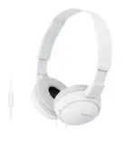 Гарнитура мониторные Sony MDR-ZX110AP 1.2м белый проводные оголовье (MDRZX110APW.CE7) Image