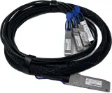 Кабель Future Technologies 100Гбит/с пассив. 3м QSFP28-4xSFP28 (FT-QSFP28/4SFP28-CABP-AWG30-3) Image