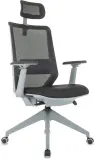 Кресло руководителя Бюрократ MC-G611NL-H черный Elastic-102 с подголов. крестов.4-луч. пластик пластик серый Image