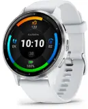 Смарт-часы Garmin Venu 3 35.4мм 1.4" AMOLED корп.серый/серебристый рем.белый (010-02784-00) Image