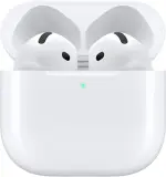 Гарнитура вкладыши Apple AirPods 4 ANC A3055,A3056,A3059 белый беспроводные bluetooth в ушной раковине (MXP93ZM/A) Image