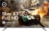 Телевизор LED Sber 43" SDX-43F2014 Салют ТВ серый FULL HD 60Hz DVB-T DVB-T2 DVB-C DVB-S DVB-S2 USB WiFi Smart TV (RUS) Image