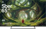 Телевизор LED Sber 65" SDX-65U4125 Салют ТВ черный 4K Ultra HD 60Hz DVB-T DVB-T2 DVB-C DVB-S DVB-S2 USB WiFi Smart TV (RUS) Image