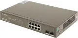 Коммутатор IP-Com G3310P-8-150W (L2) 8x1Гбит/с 2xКомбо(1000BASE-T/SFP) 2SFP 8PoE 130W управляемый Image