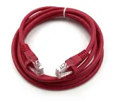 Патч-корд Buro UTP 4 пары cat.5E CCA molded 2м красный RJ-45 (m)-RJ-45 (m) (UTP-5E-2M-R) Image