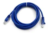 Патч-корд Buro UTP-5E-3M-BL UTP 4 пары cat.5E CCA molded 3м синий RJ-45 (m)-RJ-45 (m) Image
