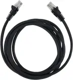 Патч-корд Buro UTP 4 пары cat.5E CCA molded 2м черный RJ-45 (m)-RJ-45 (m) Image