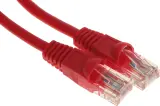 Патч-корд Buro UTP 4 пары cat.5E CCA molded 0.25м красный RJ-45 (m)-RJ-45 (m) Image