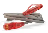 Патч-корд Hyperline PC-LPM-UTP-RJ45-RJ45-C5E-5M-LSZH-GY UTP RJ-45 вил.-вилка RJ-45 кат.5E 5м серый LSZH 24AWG Image
