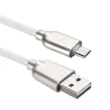Кабели USB ACD USB кабель ACD-Allure MicroUSB ; USB-A Кожа, 1м, белый (ACD-U926-M1W) Image