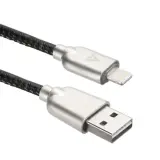 Кабели USB ACD USB кабель ACD-Allure Lightning ; USB-A Кожа, 1м, черный (ACD-U926-P5B) Image